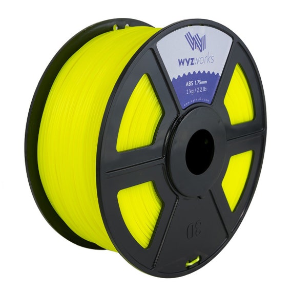 Translucent Green ABS 1.75mm WYZworks 3D Printer Premium Filament 1kg//2.2lb