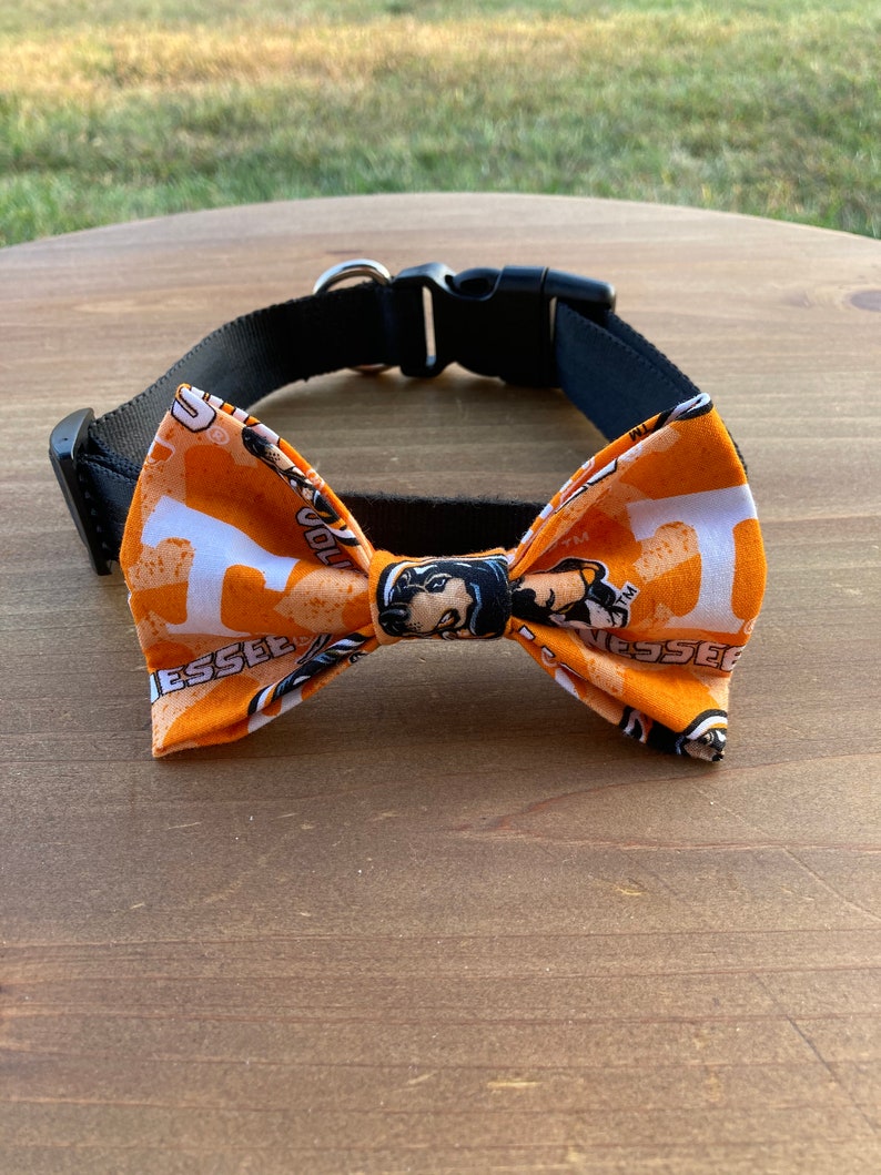University of Tennessee Pet Collar Bow Tie Tennessee Volunteers Dog Bow Tie