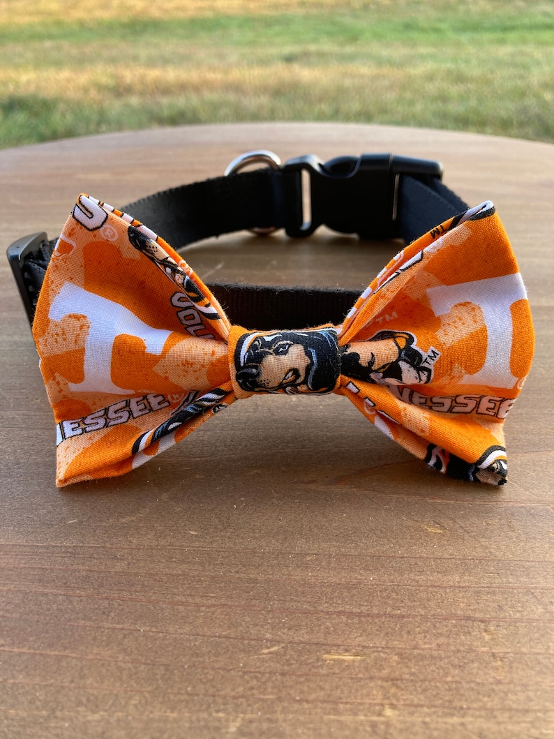 University of Tennessee Pet Collar Bow Tie Tennessee Volunteers Dog Bow Tie