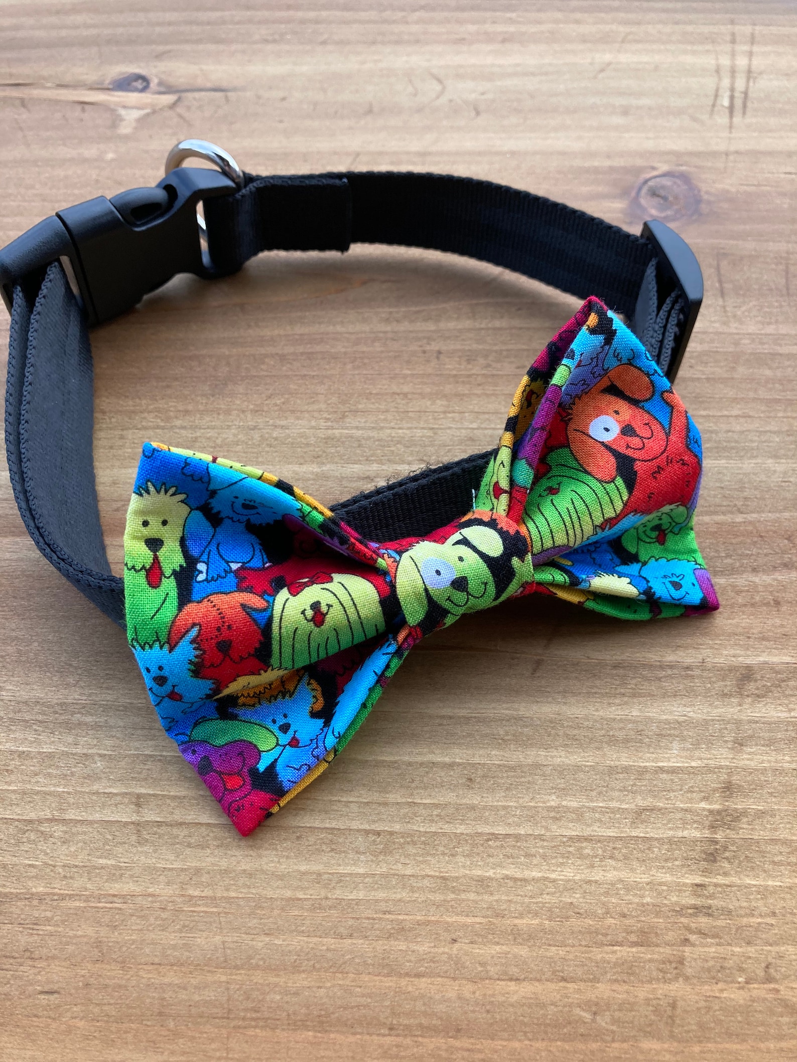 Colorful Dogs Pet Bow Tie Pet Collar Bow Tie Dog Bow Tie Etsy