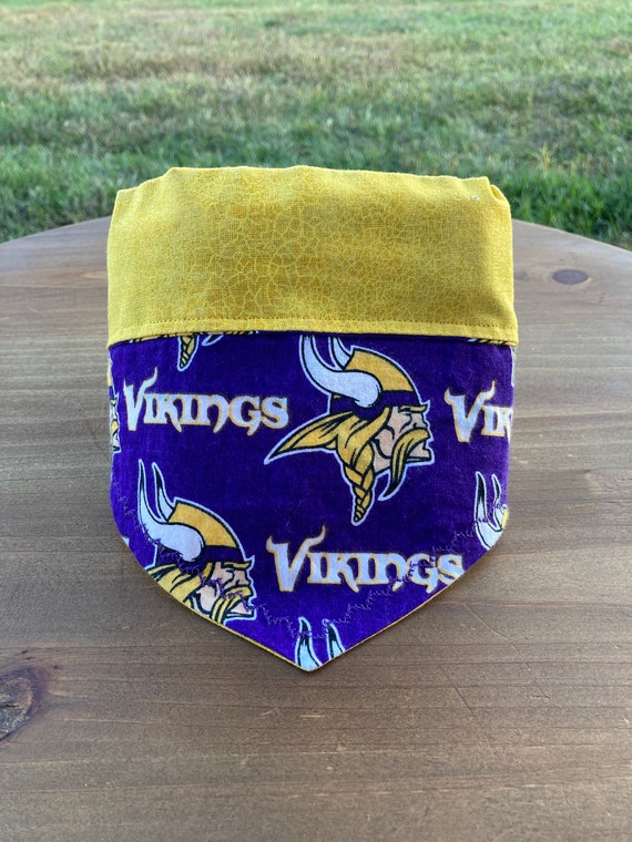 minnesota vikings dog bandana