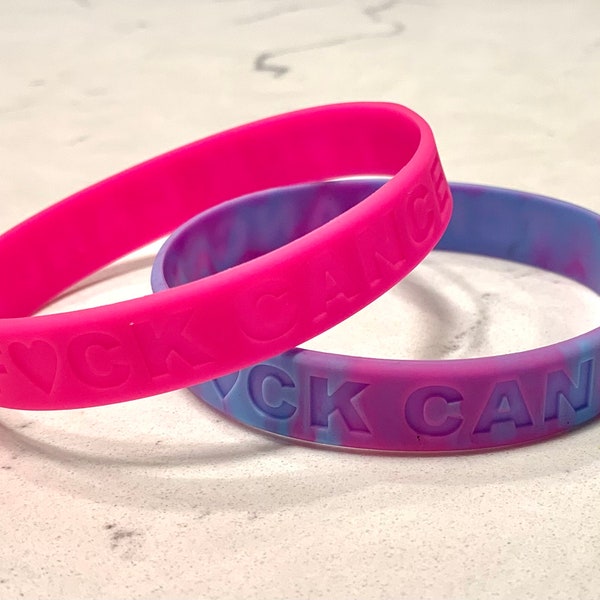 10 for TEN! |  F-CK CANCER Arm Band Bracelet - All Profits Donated to Charity!