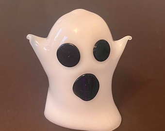 Hand Crafted Ghost Sculpture by Boise Art Glass