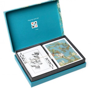 Vincent Van Gogh Playing Card Set of 2 Decks Almond Blossom Design