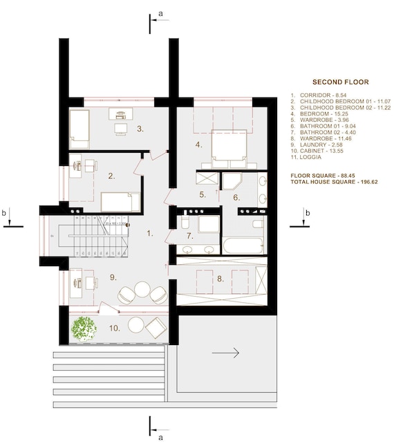 Modern House Plan Building Plans Blueprints /& Material List 2018 306 m #2