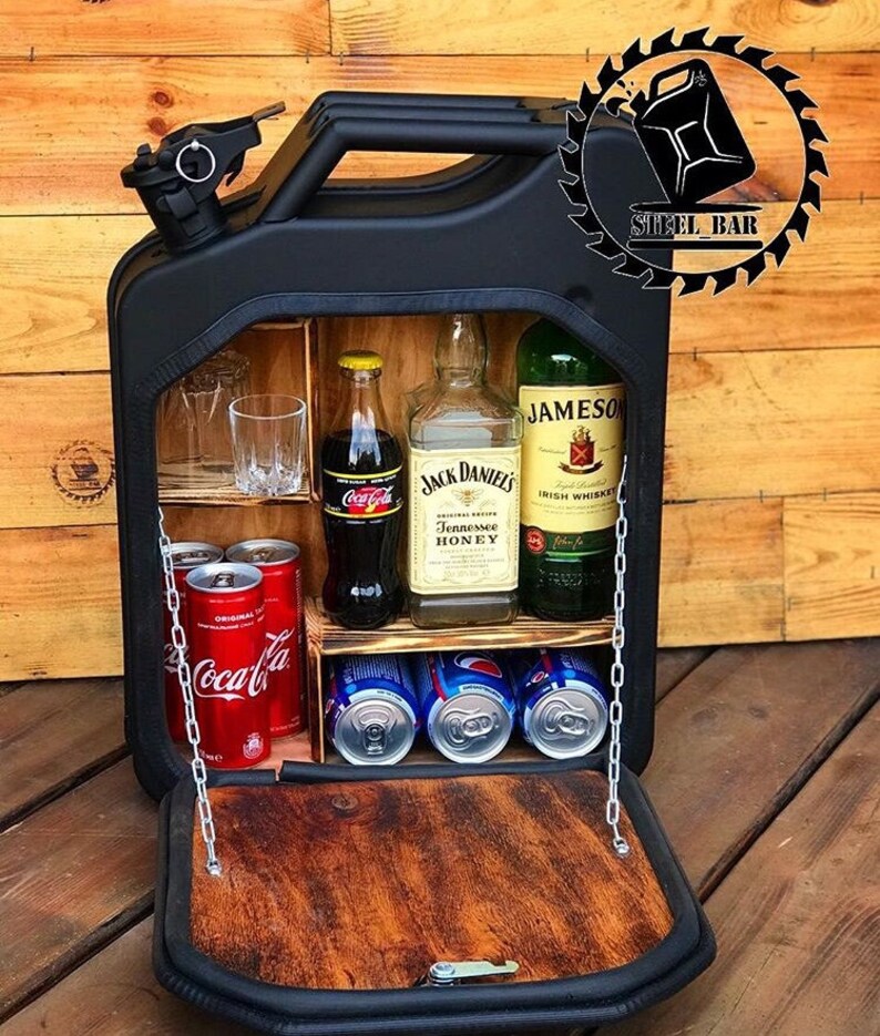 Mini bar jerry can camping picnic fuel canister NEW man cave Etsy