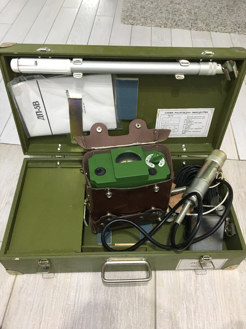 Military Geiger Counter Dosimeter DP5V with SBM20 STS5 Etsy
