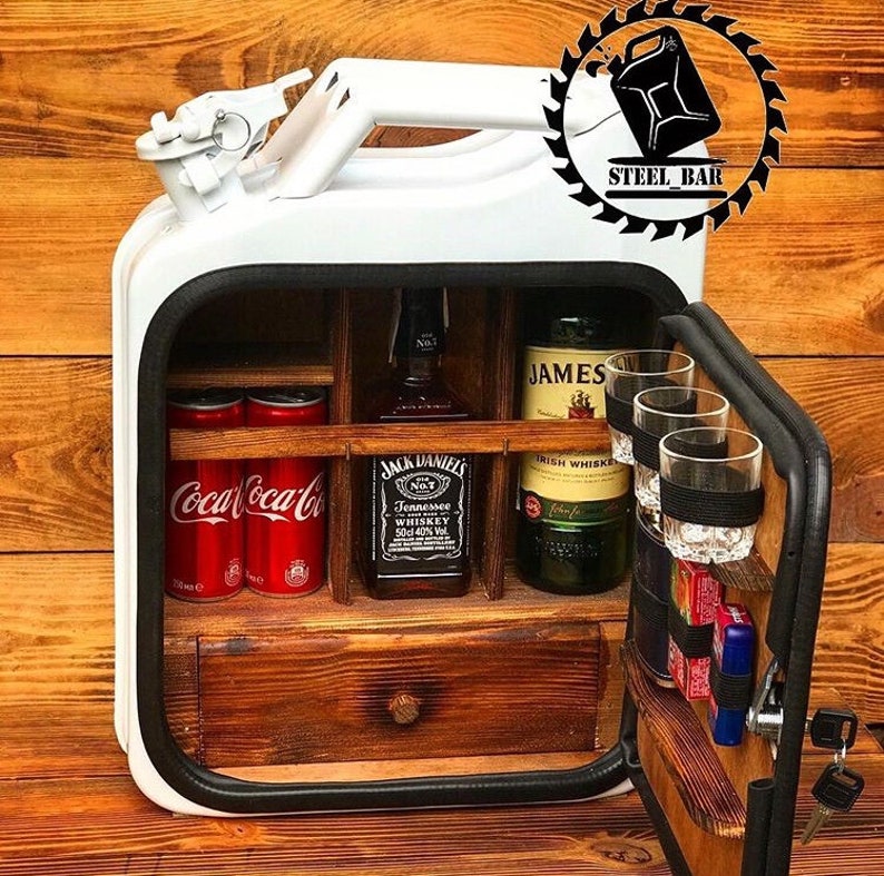 Mini bar jerry can camping picnic fuel canister NEW man cave Etsy