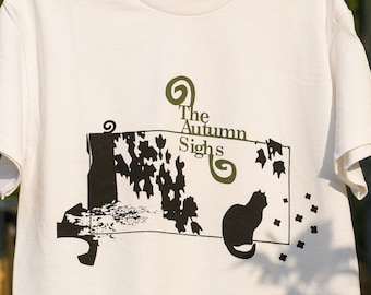 The Autumn Sighs, Band-Shirt, Gr. S, Katze, Shoegaze