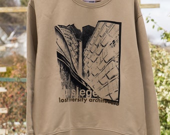 Sweatshirt, lost university architecture, L