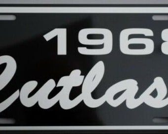 1985 Oldsmobile Cutlass Supreme License plate car tag 85 Olds