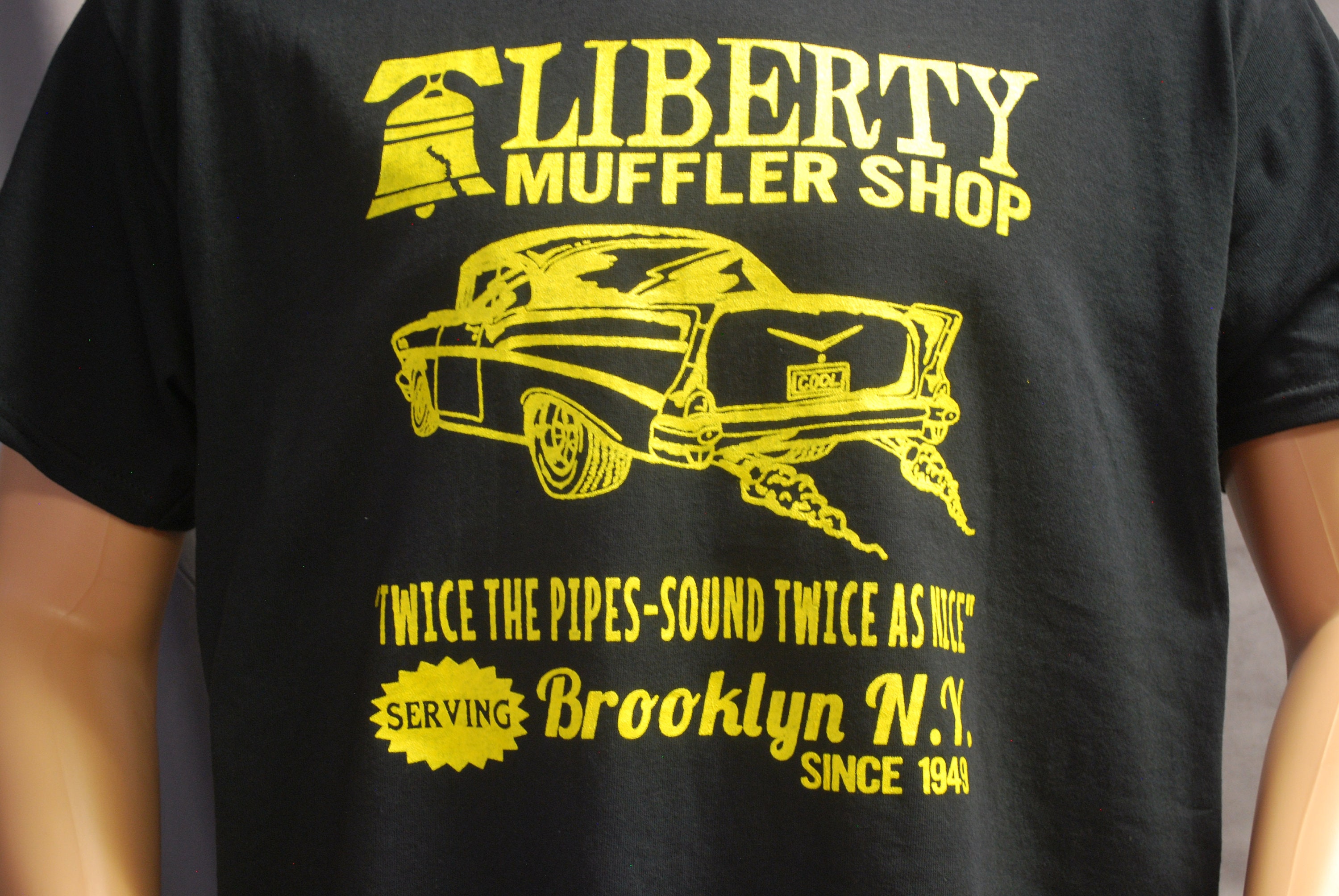 Tshirt Liberty Muffler Shop 57 Chevy Tee by RACE CITY RETRO Etsy