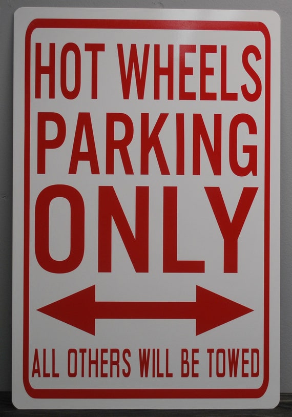 hot wheels sign