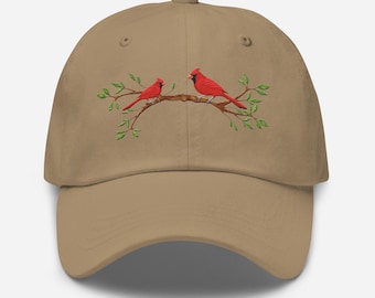 Elegant Red Hat with Floral and Bird Embroidery Red Flower Peacock Feather Nude/Beige Wide Brim Royal Fancy  main image 2