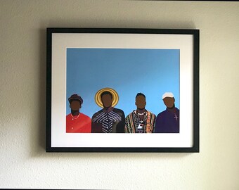 A Tribe Called Quest People/'s Instinctive Silk Cloth Art Poster Decor 19L