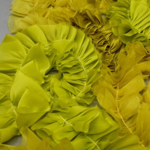 Silk Fabric Ruffles, Textured Fabric, 3D Fabric