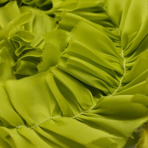 Silk Fabric Ruffles, Textured Fabric, 3D Fabric - Etsy