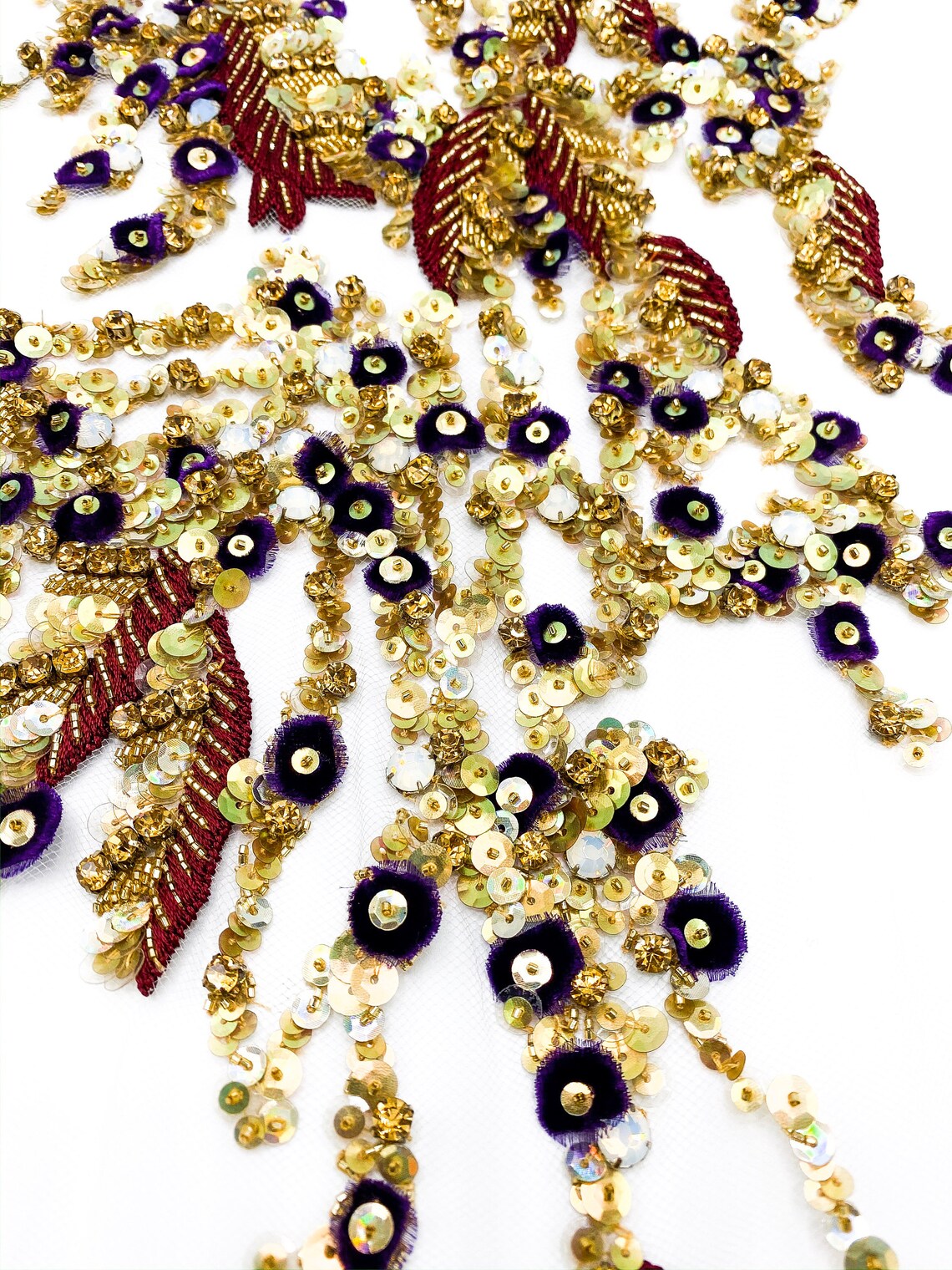 Beaded Fabric in GOLD Gold Lace Fabricluxury Wedding Etsy