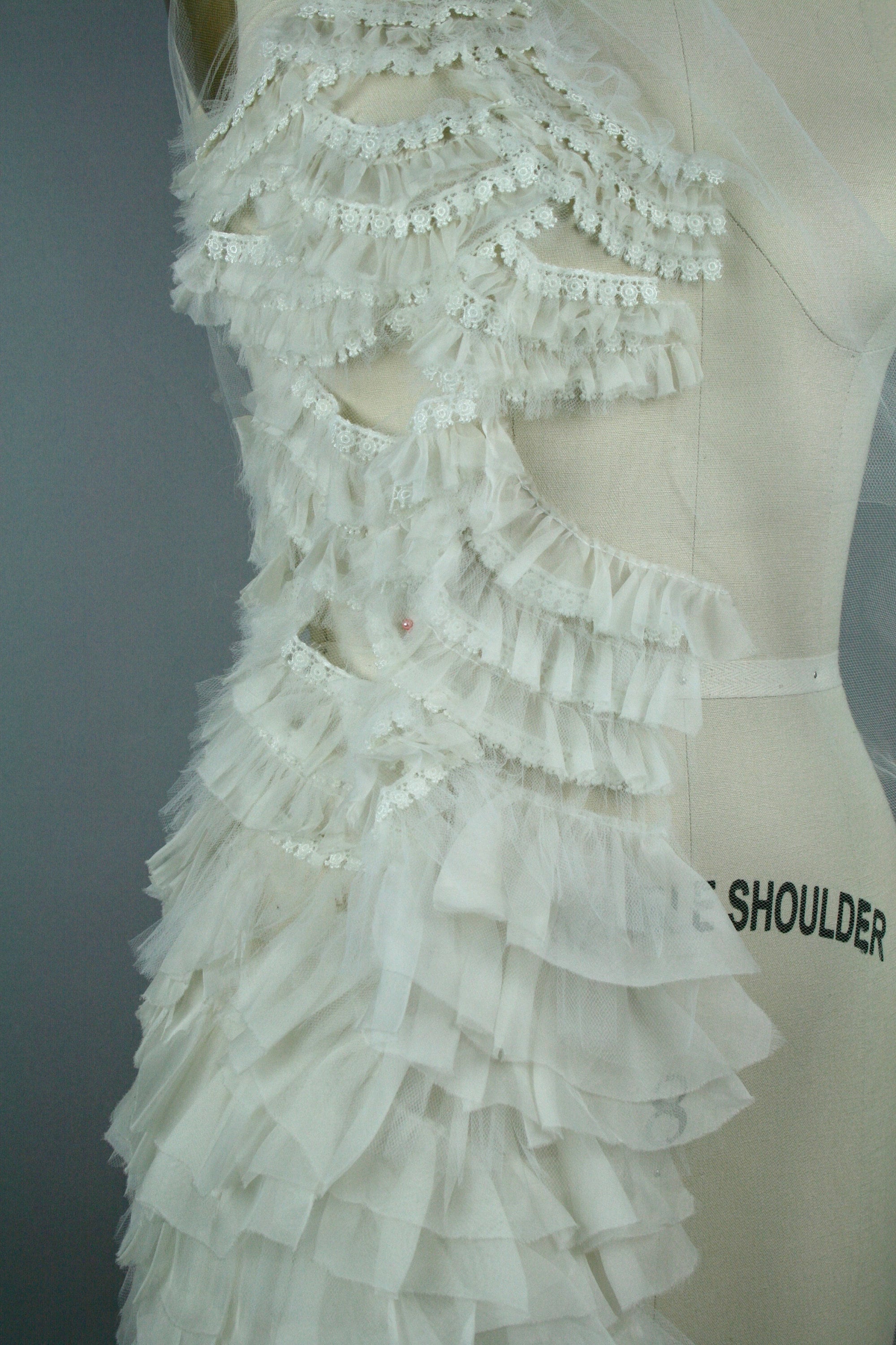 Silk Fabric Ruffles Textured Fabric 3D Fabric - Etsy