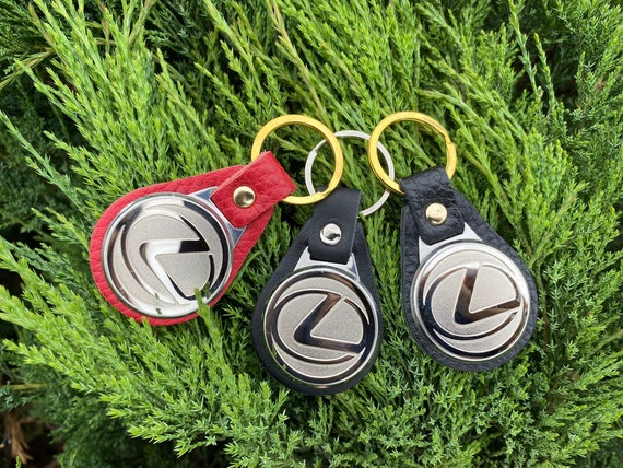 Lexus keychain best sale leather