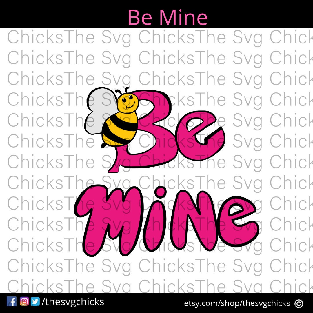 Download Be mine cute valentine svg funny valentine's svg kids | Etsy