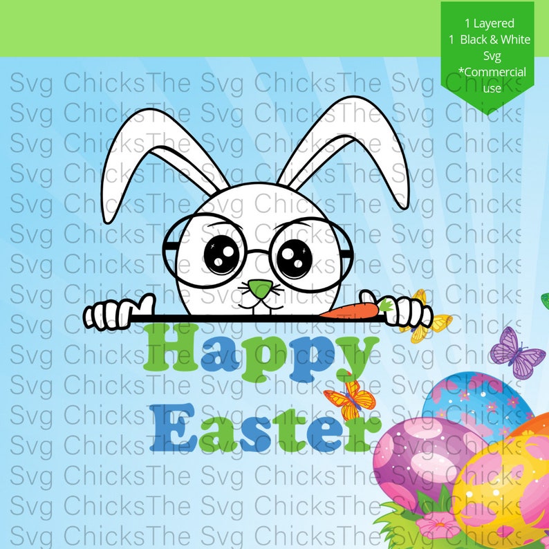 Download Roger Rabbit 2 Boy Bunny Svg Easter Svg Peeking Animal Svg | Etsy