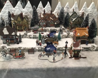 Styrofoam Display Platform for Christmas Villages lemax, Dept 56, Dickens,  North Pole, Snow Village -  Denmark
