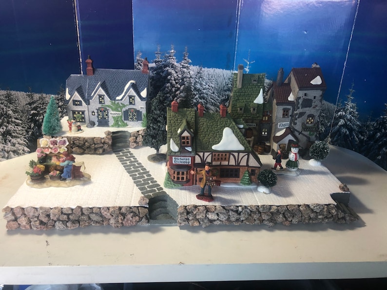 Christmas Village Display Platform for Lemax Dept 56 Dickens Etsy