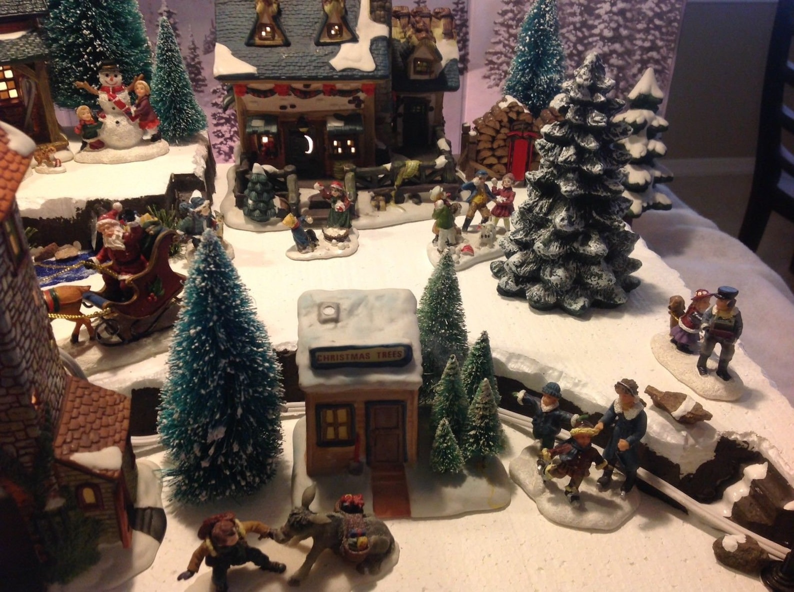 Christmas Village Display Base 