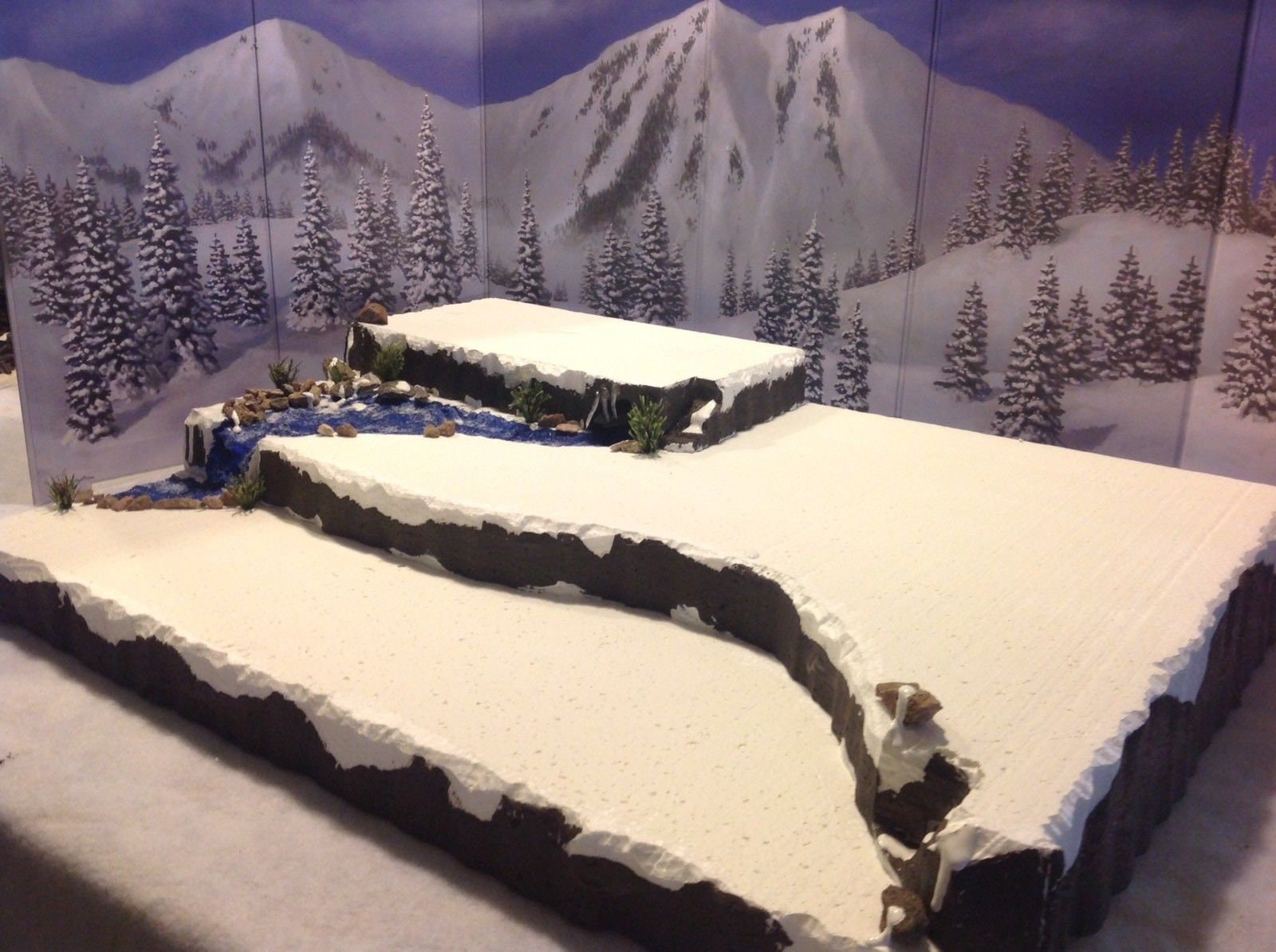 Christmas village display base platform lemax dept56 Etsy