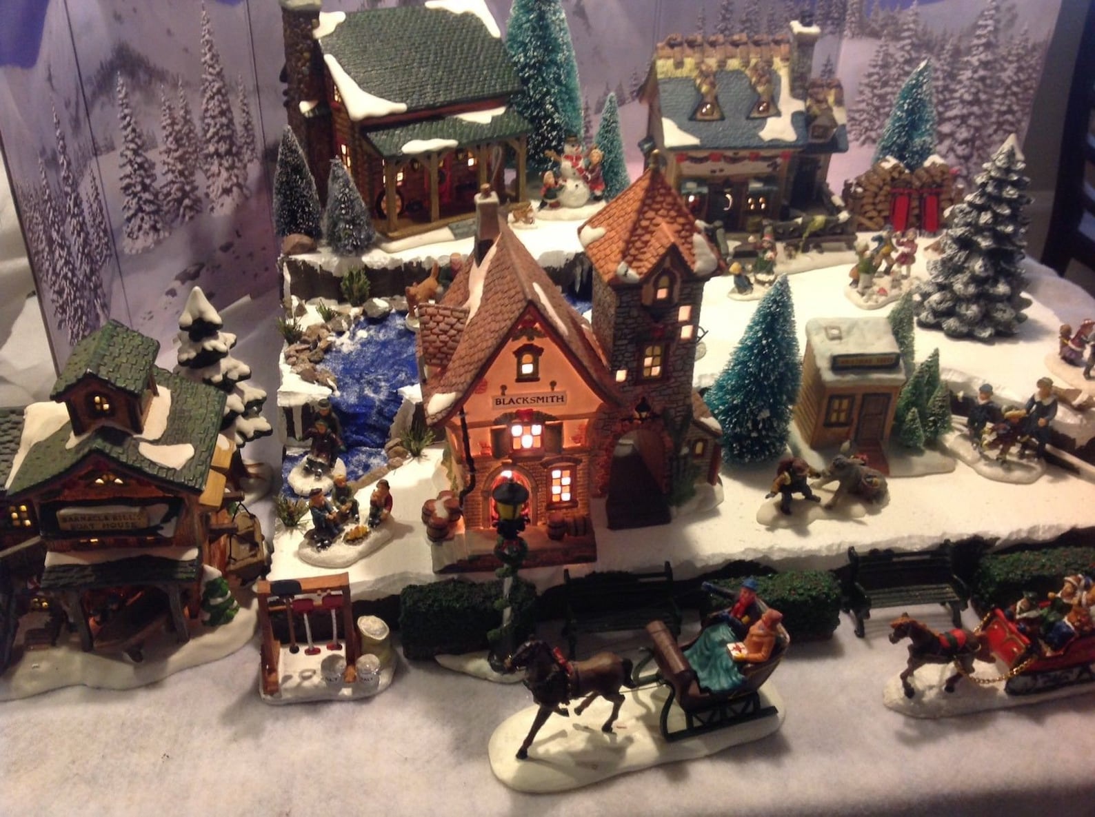 Christmas Village Display Base 