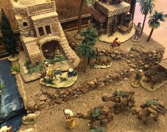 Christmas Village Display Display Platform for Nativity Set , Dept