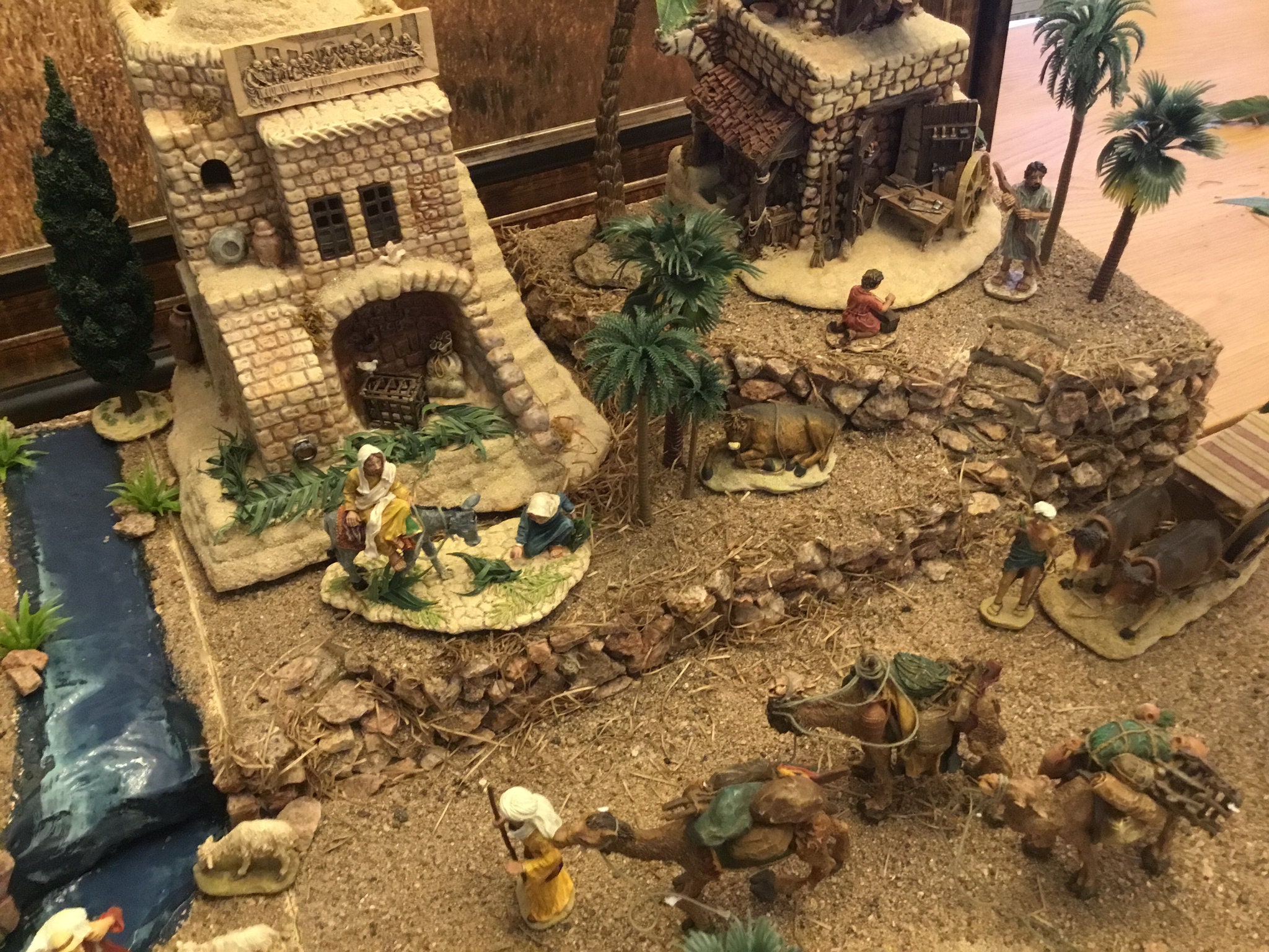 Christmas Village Display Display Platform for Nativity Set , Dept