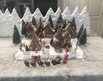 Styrofoam Display Platform for Christmas Villages lemax, Dept 56, Dickens,  North Pole, Snow Village 