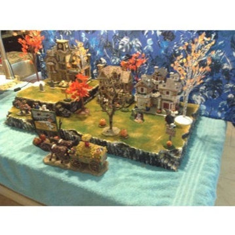 Halloween Village Display Platform for Spooky Town Lemax Etsy