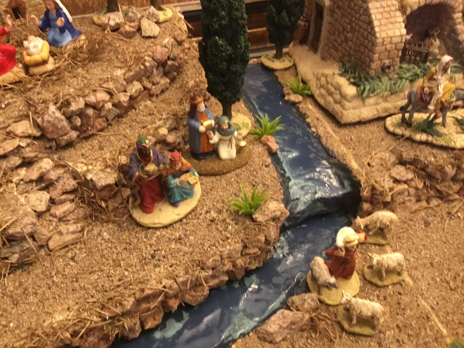 Christmas Village Display Display Platform for Nativity Set , Dept 56 ...