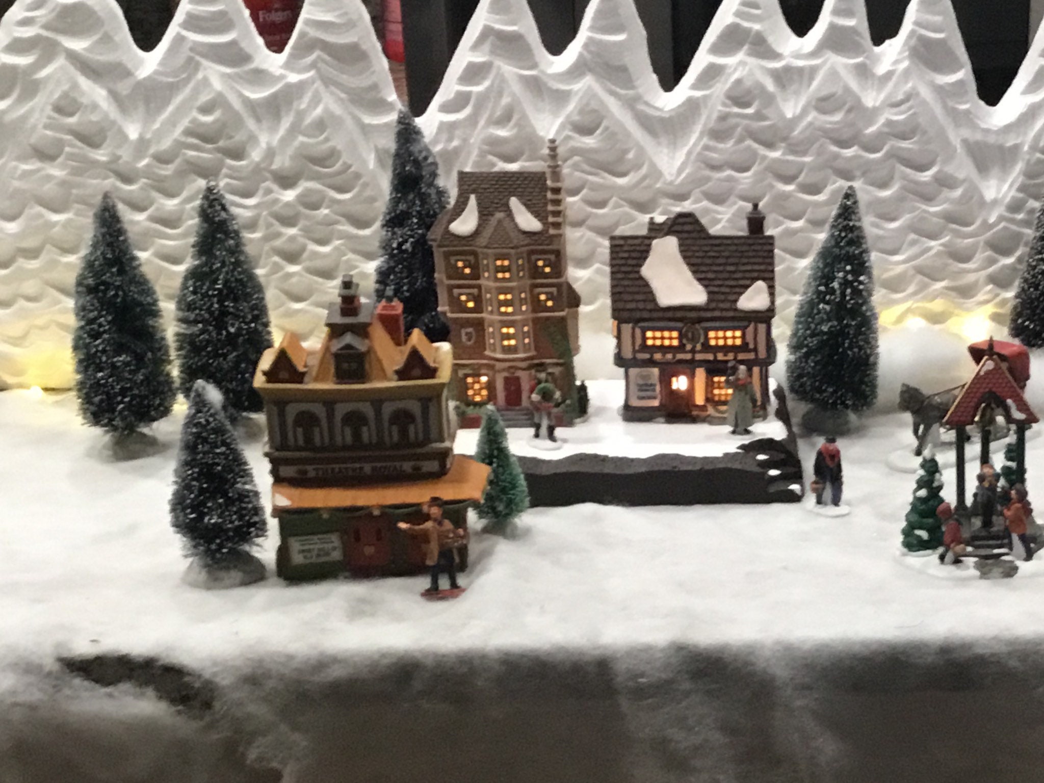 Christmas Village Display Platform Large Fits Well Lemax , Dept 56 North  Pole