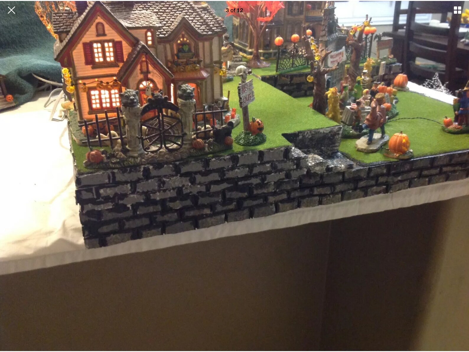Halloween Village Display Platform for Lemax Spooky Town Dept Etsy