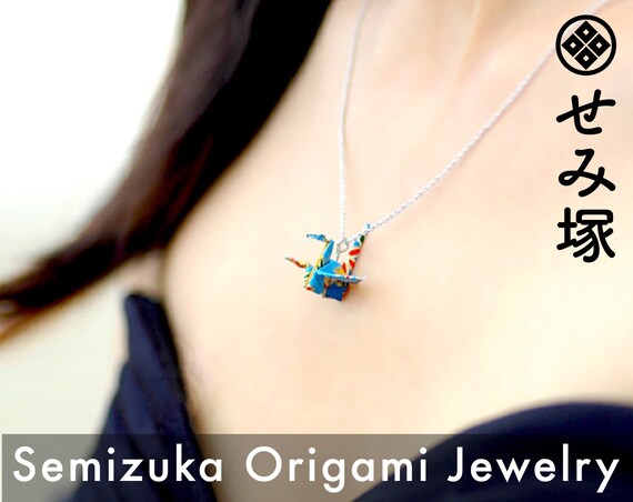 Best Friend Gift Origami Necklace Gift For Friend Necklace Bestfriends Necklace Bestie Gift Necklace Origami Necklace Crane Japan
