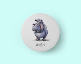 Aimant rond 55 mm * Aimant pour réfrigérateur - Bureau - Tableau magnétique - Tableau blanc - Paperboard - Aimant humoristique - Collègue - Cadeau - Travail