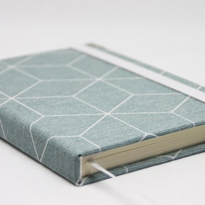 Calendario tascabile 2026 rilegato a mano su carta fatta a mano Blue Diamond * Planner * Calendario * Calendario settimanale * Calendario appuntamenti * Calendario libro * Copertina rigida