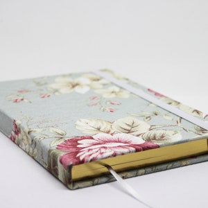 Cuaderno de bocetos, bloc de notas, diario de flores A5 con bordes dorados, cuaderno A5 colorido, cuaderno de garabatos en blanco, cuaderno de bocetos, libro de tapa dura, diario, libro de viajes - Marie