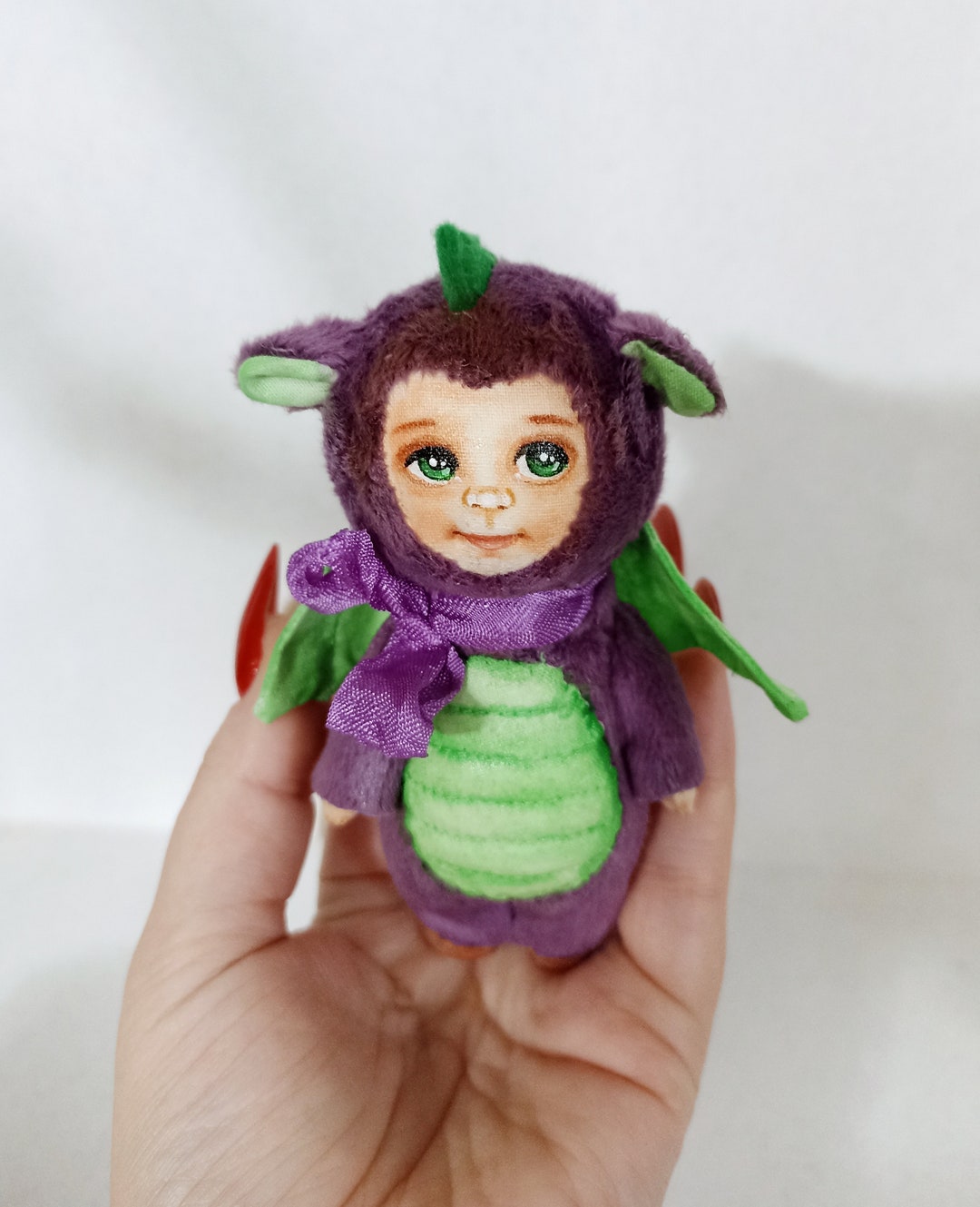 Bear Doll Tiny Dollchristmas Tree Toy Pocket Doll Handmade Gift for ...