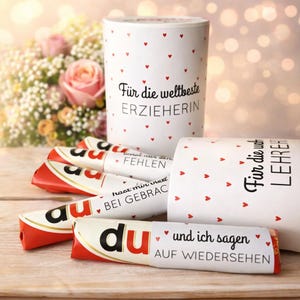 Envoltorios Duplo para guardería y fin de curso | Regalo de última hora para la vuelta al cole | Caja de regalo DIY | Descarga digital en PDF