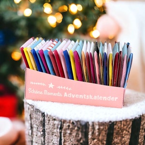 Adventskalender Tee schöne Momente gefüllt mit 24 Ideen für die Weihnachtszeit, Selbermachen, Druckvorlage, Sprüche Bild 6