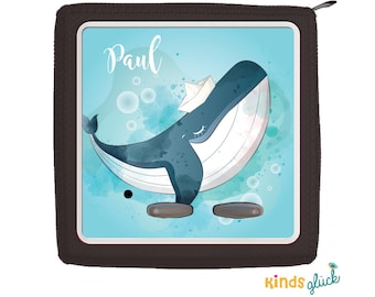 Protective film suitable for the Toniebox, whale with paper hat
