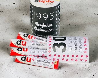 Download: 27 Duplo bands 30th BIRTHDAY, GIFT