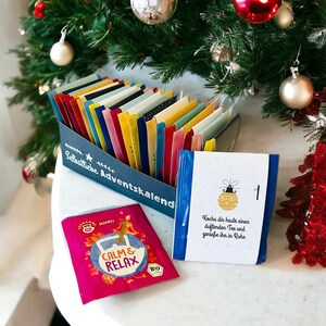 Adventskalender thee mindfulness gevuld met 24 ideeën voor de kerstperiode, doe-het-zelf, printsjabloon, eigenliefde afbeelding 6