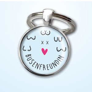 BUSEN Freundin Geschenk Geburtstag Karte Geschenkset Schlüsselanhänger