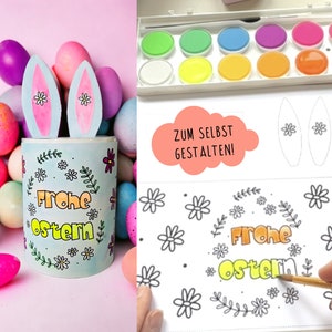 EASTER DIY bunny packaging Duplo inexpensive Easter present Easter greetings card
